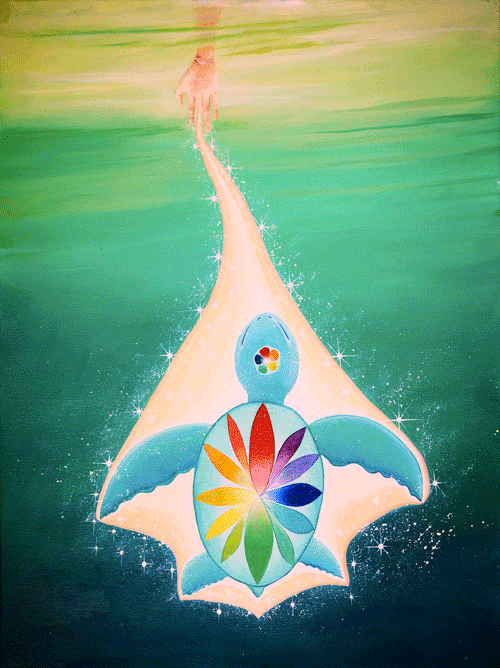 Rainbow Turtle Transformation #2